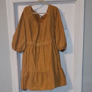 Ava & Viv Warm Orange Dress